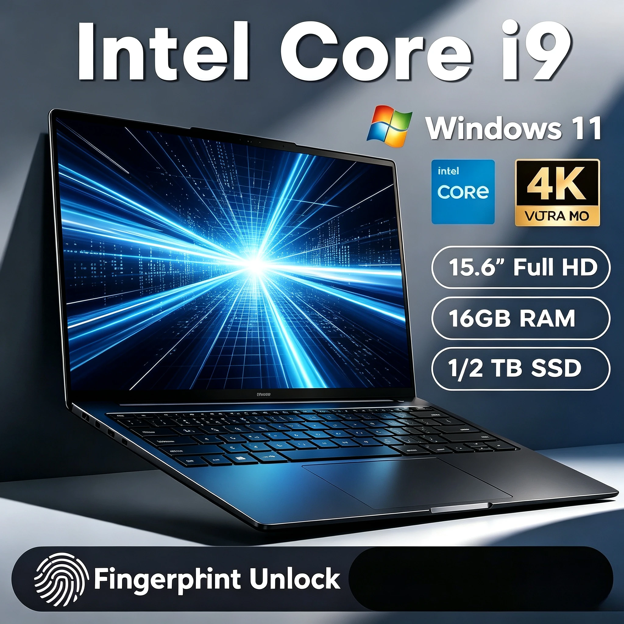 Pc Gaming Intel - インテル Core i9-9900搭載、15.6インチのポータブルノートパソコン。1TB/2TBのSSD、16GBのDDR4メモリ、Windows 11 Pro、Office、ゲーム用PCとして利用可能。