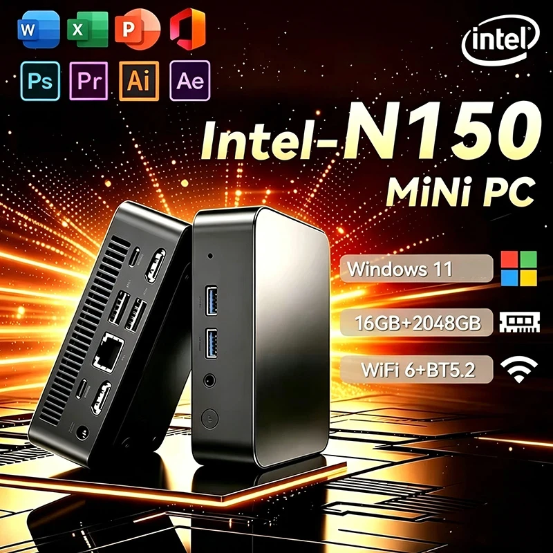 Pc Gaming Intel - 新型ミニPC Windows 11 Intel N150 16GB/32GB