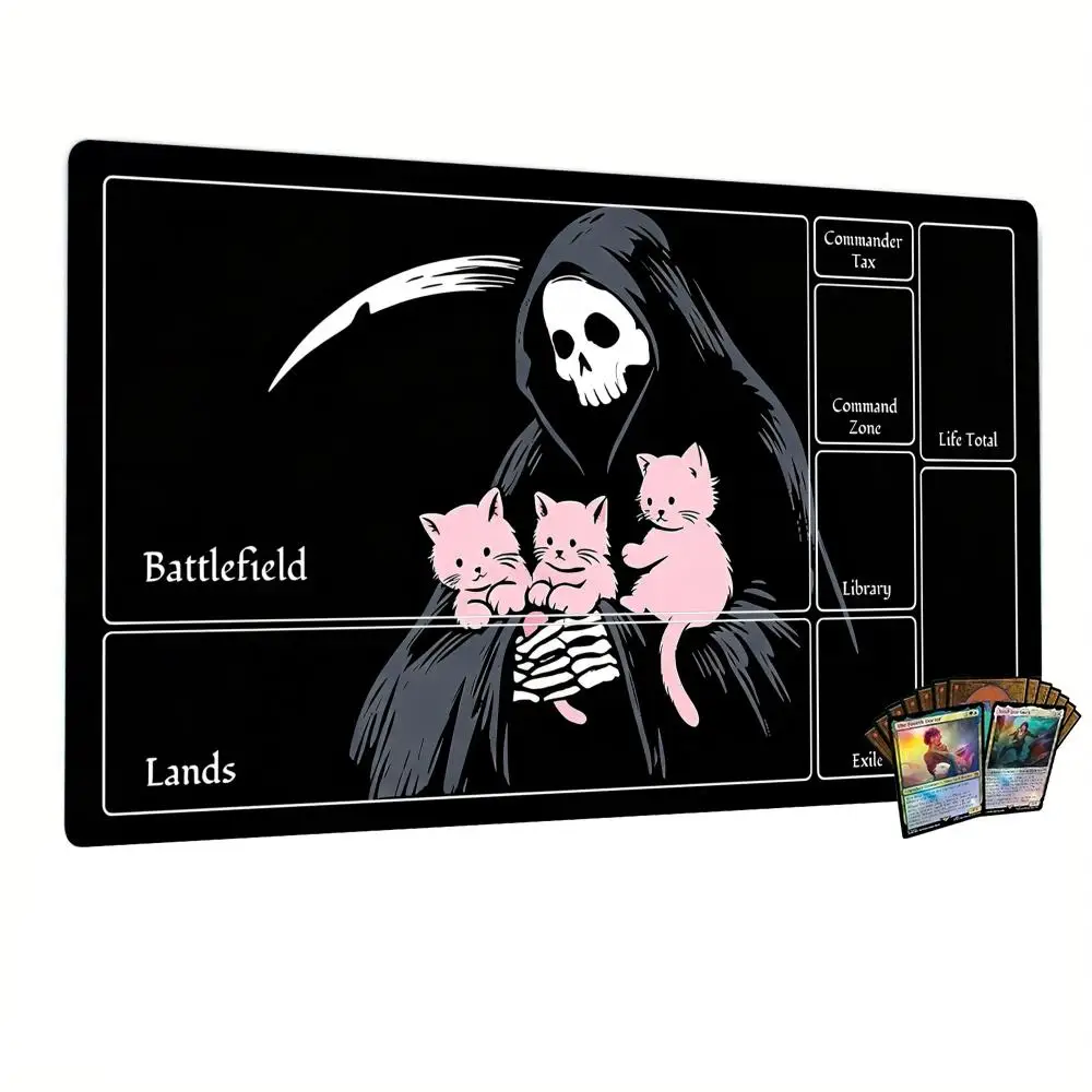 「死神がピンク色の子猫を抱いている」デザインのゲーミングマウ - Pc Gaming Pink のレビューと価格
