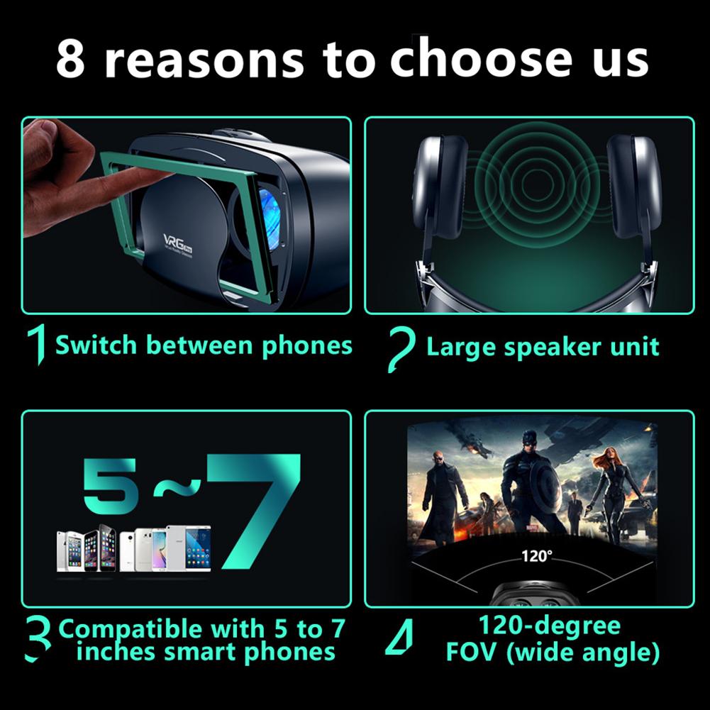 VRG Pro 3DバーチャルリアリティVRメガネデバイスヘ - Vr Headset Pc のレビューと価格